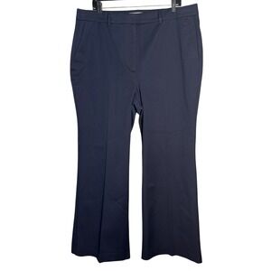 BODEN Ponte Pants Work Pants, Navy, High Rise, Flared/Bootcut, Size 16-18R
